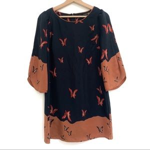 Forever 21 3/4 sleeve Butterfly 🦋 Dress